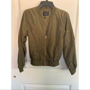 Green Bomber Jacket